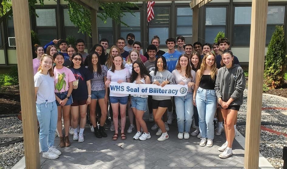 118 Westfield High School 12th graders received the Seal of Biliteracy, an award granted to students who attain proficiency in two or more languages by high school graduation.