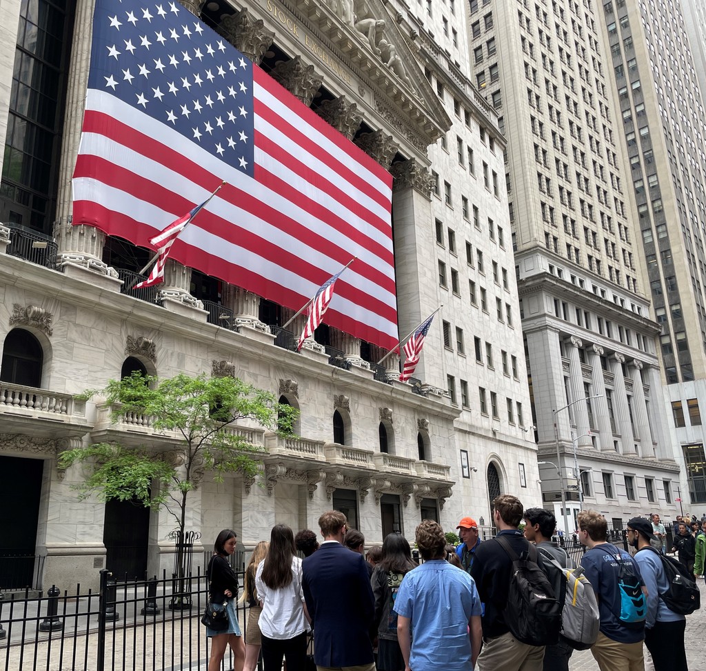 WHS tMath students take tour of Wall Street.