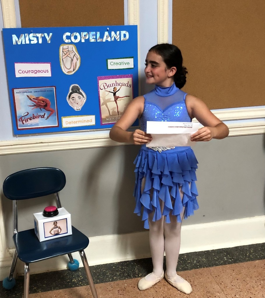 Franklin 3rd grader poses as Misty Copeland during annual Wax  Museum
